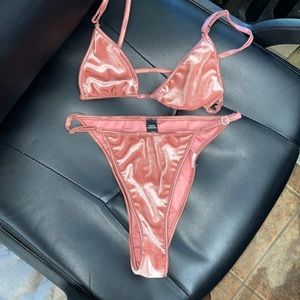 Naked wardrobe velvet bikini! Never worn!